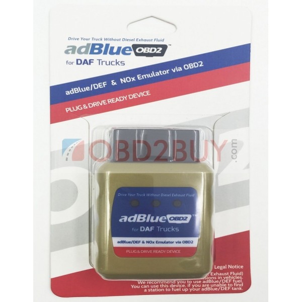 adBlueOBD2 DAF adBlue/DEF and NOx Emulator via OBD2