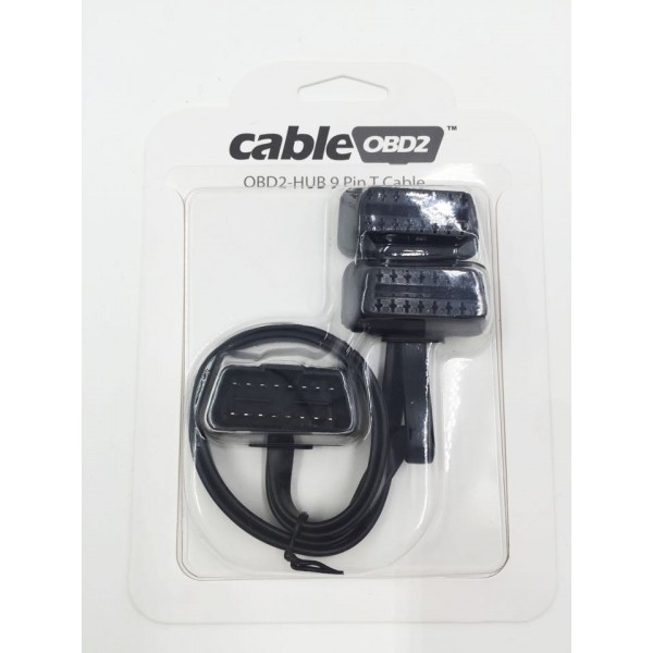 OBD2-HUB 9 Pin T Cable